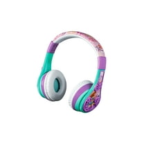 eKids The Little Mermaid Bluetooth Headphones for Kids, Wireless Headphones with Microphone Includes Aux Cord, Volume Reduced Kids Foldable Headphones for School, Home, or Travel