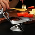 thumbnail image 5 of Travelwant 2Pcs/Set Stainless Steel Gravy Boat - Elegant Gravy Server with Classic Lip and Metal Gardoon Base - Stylish Large Gravy Pourer for Thick Sauces, Salad Dressings, 5 of 7