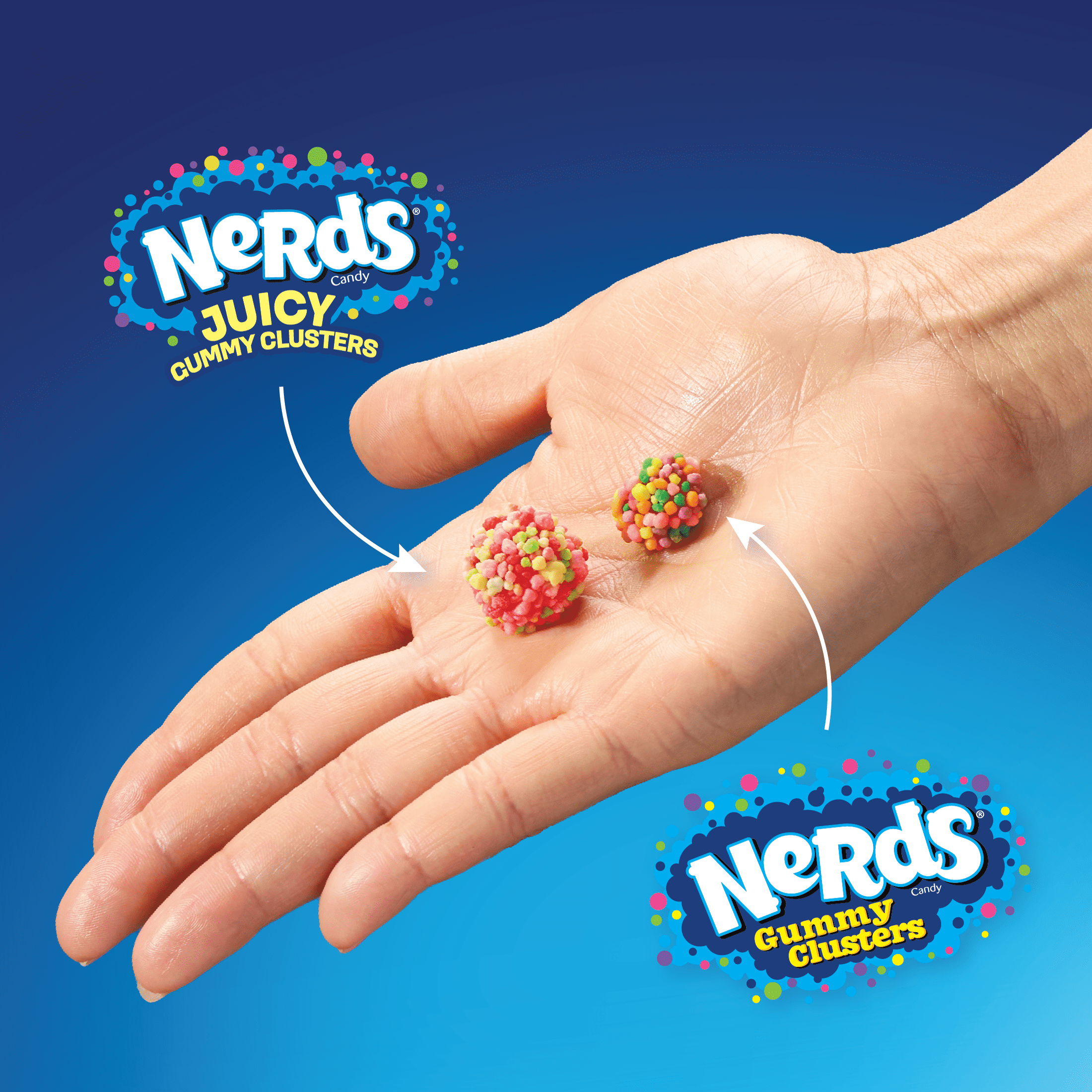 NERDS Juicy Gummy Clusters, Strawberry Punch, Juicy and Gummy Candy, for Snacking and Sharing, 4.5 oz Bag