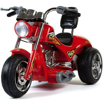 Mini Motos 12V Red Hawk Motorcycle, Red