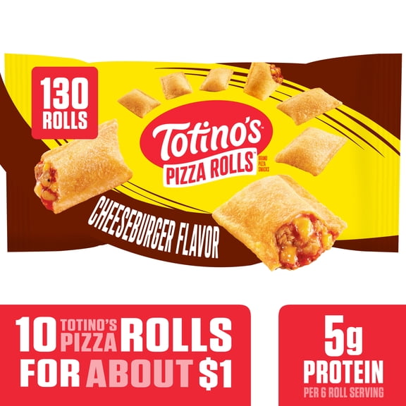 Totino's Cheeseburger Pizza Rolls 130 Count