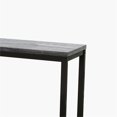 thumbnail image 6 of 4-Piece Counter Height Bar Table and Chairs Set, Modern Kitchen Dining Table Set with 3 Padded Stools, Metal Extra Long Console Bar Set for Breakfast Nook Small Places, Easy Assembly, Gray, 6 of 7