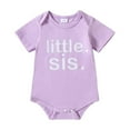 thumbnail image 1 of GPOECD Baby Boys Bodysuits Soft Stretchy for to 2T Toddler Comfortable Everyday Wear Snap Closure Romper Outfit Short Sleeve Rompers for 0-2 Years Purple-j,12-18 Months, 1 of 7