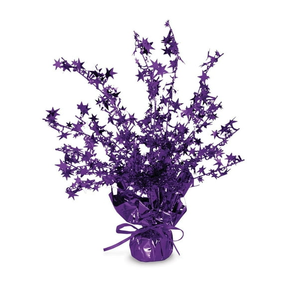 Beistle Star Gleam 'N Burst Centerpiece purple (Case of 12)