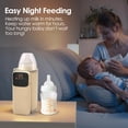 thumbnail image 5 of Portable Baby Bottle Warmer Bag, Rechargeable Wireless Portable Baby Milk Warmer, Fast Bottle Warmers for Car Travel, Warms Baby Milk to Body Temp and Maintain Nutrients, 5 of 6