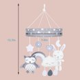 thumbnail image 6 of Blublu Park Hanging Rotating Toys for Baby Crib Mobile Stroller Car Seat, Soft Sensory Toy for Babies, 0-24 M, 6 of 7