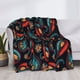 thumbnail image 3 of Fotbe Paisley1 Manta de Franela con Estampado, Manta Ultrasuave para Cama, Sofá, Auto, Hipoalergénica y Antibolitas-40"x30", 3 of 6