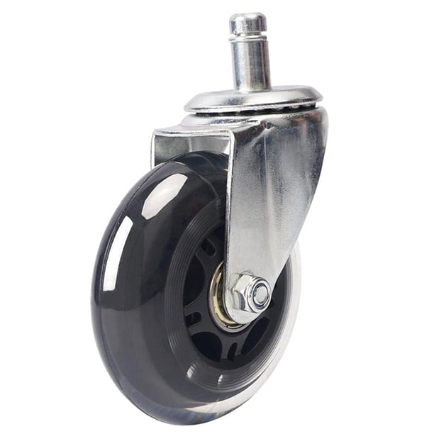 Ruedas giratorias, 3/4 pulgadas, para trabajo , ruedas industriales de vástago estándar, reemplazo para carritos, sillas de oficina, muebles S Zulema Rueda giratoria de patinaje sobre ruedas