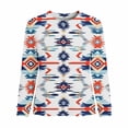 thumbnail image 4 of Craaazy Women's Casual Western Prints Oversized Round Neck Long Sleeve Sweatshirts Gifts, 4 of 4