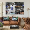 thumbnail image 3 of Poster Micah Parsons Art American Football Player Home Decor Poster Wall Art Hanging Picture Print Bedroom Decorative Painting Posters Room Aesthetic 16x24inch(40x60cm), 3 of 6