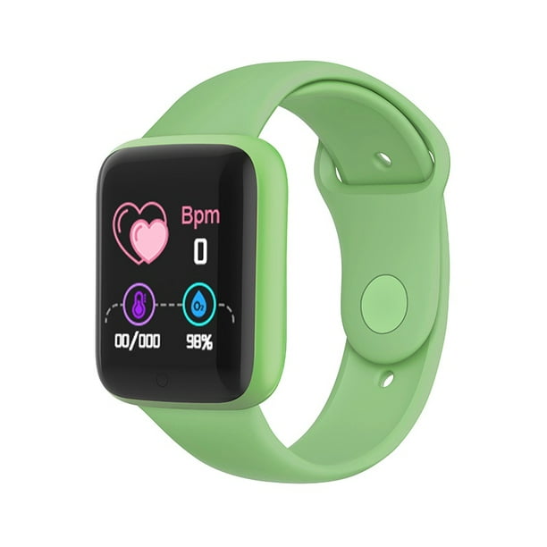 Y68 reloj inteligente deportivo impermeable USB con Monitor de ritmo cardiaco