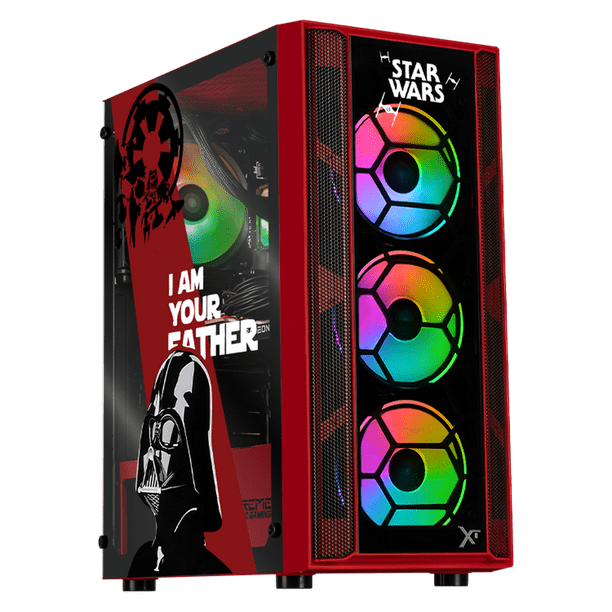 Xtreme PC Gaming AMD Radeon RX 7600 Ryzen 7 5700 32GB SSD 1TB Sistema Liquido WIFI DarthVader