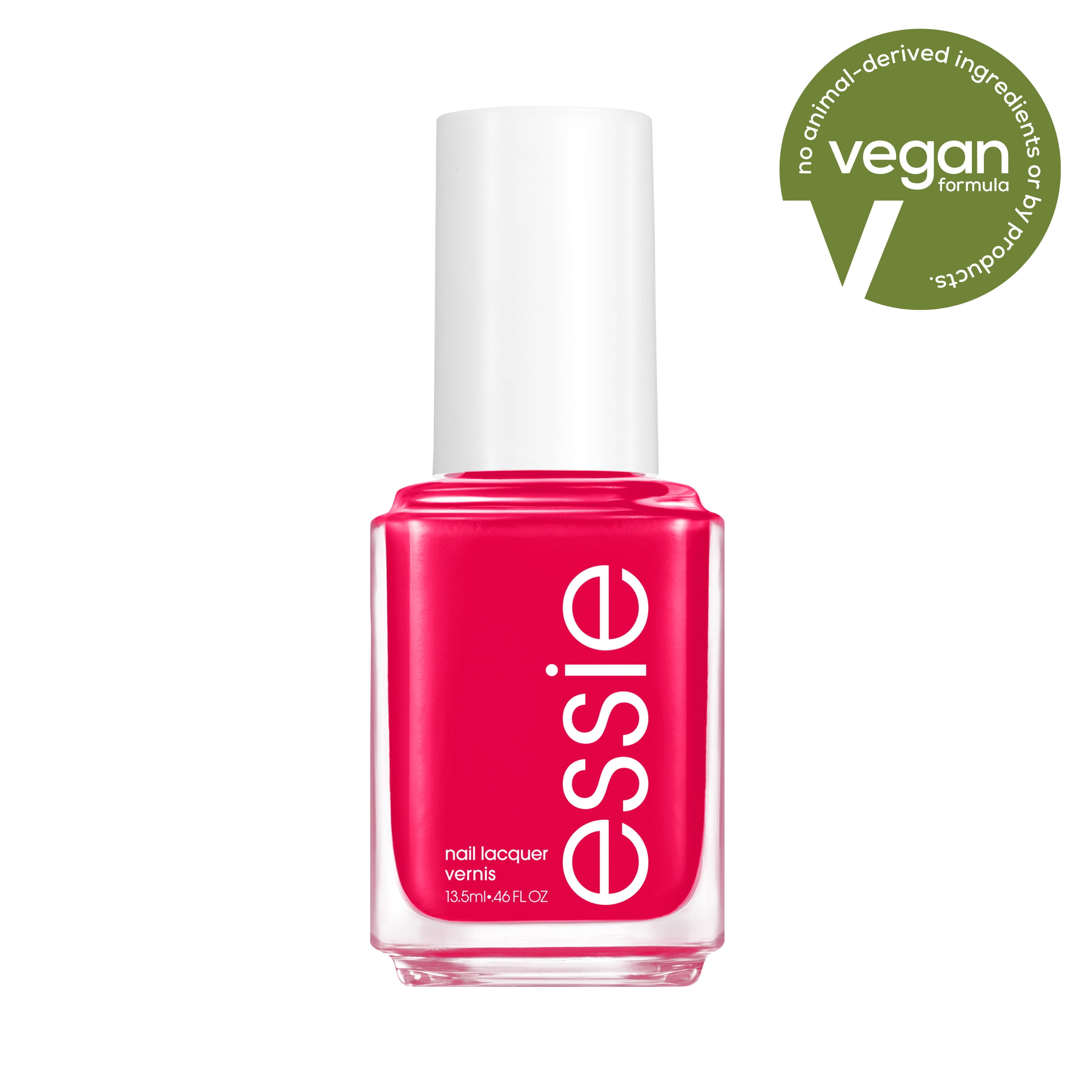 essie Salon Quality 8 Free Vegan Nail Polish, Iridescent Pink,  fl oz  Bottle 