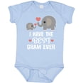 thumbnail image 3 of Inktastic Best Gram Ever Grandchild Boys or Girls Baby Bodysuit, 3 of 5