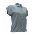 thumbnail image 3 of Blusa Simply Basic para Mujer, Bolsa en Pecho Cuello Verde Talla G, 3 of 4