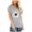 Grey, variant on Active Tops Women Extra Long Sleeve Workout Loose Tops Women Mod Bod Tops Long Sleeve Women Long Sleeves Shirts T Shirt for Women Summer Work Shirt Women Tennis Shirts Short Yellow XL