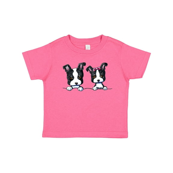 Inktastic Boston Terriers (dark Apparel) Boys or Girls Toddler T-Shirt