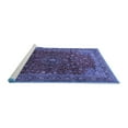 thumbnail image 2 of Ahgly Company Machine Washable Indoor Rectangle Persian Blue Traditional Area Rugs, 3' x 5', 2 of 4