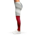 thumbnail image 3 of Frangipani Flower Print Leggings, Frangipani Sexy Yoga Leggings For Women., 3 of 5
