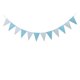 thumbnail image 1 of Nvzi Paquete de 2 banderines triangulares azules con patrón de ondas para decoración de fiestas, banderines para Año Nuevo,banderas de graduación, 12 unidades, 10 pies, 1 of 3