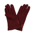 thumbnail image 3 of Elegant Women's Winter Thermal Gloves with Velvet Ribbon & Pom, 3 of 5