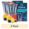 (2 pack) DripDrop Electrolyte Powder Drink Mix for Dehydration Relief Fast, Bold Variety, 0.35 oz, 8 Count Packets