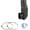 Dryer Vent 15-66in Black, variant on Upgrade stainless steel Periscope Dryer Vent,90° elbow straight out kit,Suitable for all 4-inch dryer vents,tight spaces exhaust duct,4396004 Genuine OEM Dryer Exhaust Duct single unit Black
