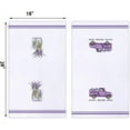 thumbnail image 2 of Watercolor Lavender Vase Kitchen Dish Towel 18 x 26 Inch, Seasonal Summer Lavender Truck Towels Dish Cloth for Cooking Baking Set of 2, 2 of 6