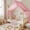 Pink, variant on 2026 new White Sheer Voile Bed Canopy, Soft Scarf Valance W114×L150, Cute DIY Drape for Bedroom Decor