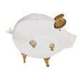 thumbnail image 3 of Alcancía Cerdito Pequeño Ahorro Hucha Delicado Lindo Recuerdo Manualidades de Escritorio Pequeña naranja, 3 of 9