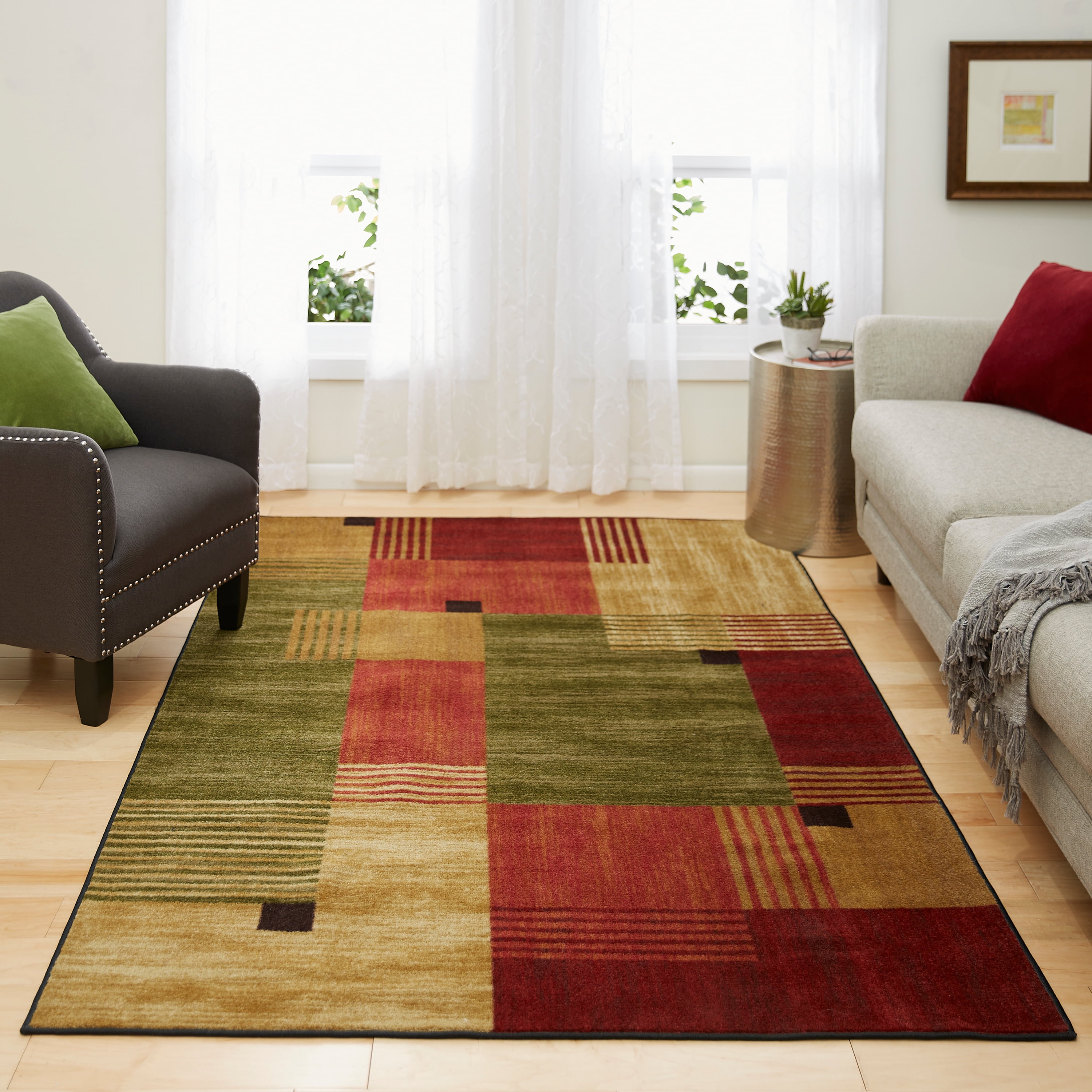 Mohawk Home New Wave Wine & Glasses Rug, 1'6 x 2'6, Brown