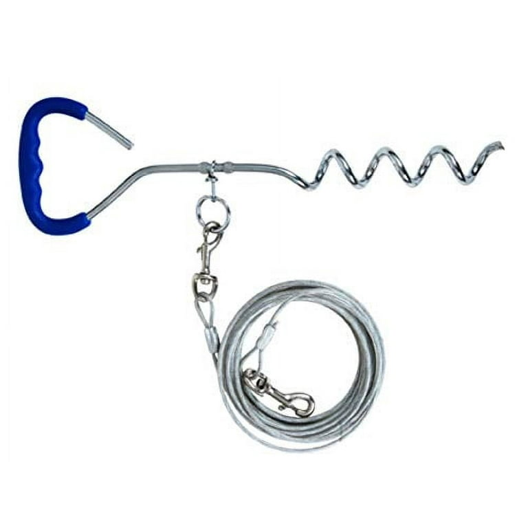 Retractable tie out sale stake