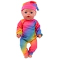 thumbnail image 5 of AmaMary Baby Doll Clothes 18 Inch Reborn Doll Clothing Accessories Jumpsuit with Hat Shower Game Gift, 5 of 6