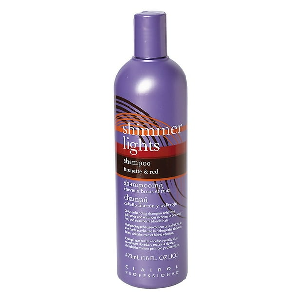 Clairol Professional Shimmer Lights Shampoo and Red 16 oz