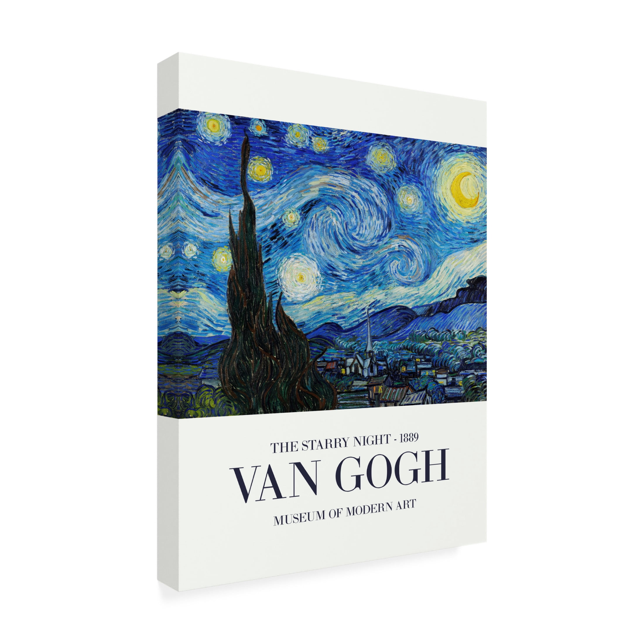 Trademark Fine Art Pictufy  The Starry Night Canvas Wall Art