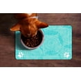 thumbnail image 3 of Dog Mat Pet Feeding Mat for Food and Water Absorbent 20x12in Quick Dry Dog Water Bowl Mat, 3 of 6
