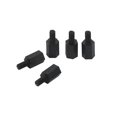 thumbnail image 3 of 100Pcs M3 Thread 8mm+6mm PCB Fixed Nylon Hex Standoff Spacer Pillar, 3 of 4