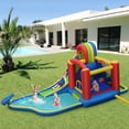 thumbnail image 1 of Parque Acuático Inflable con Tobogán 740 W Costway 575 x 280 x 236 cm, 1 of 9