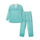 thumbnail image 1 of Balery Blue And Turquoise Pijama para Hombre de Dos Piezas con Manga Larga, Conjunto de Dormir y Descanso Suave con Bolsillos-Medium, 1 of 7