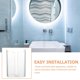 thumbnail image 1 of Wall Mounted Tissue Box Holder Kitchen and Bathroom Use Transparent Pet Material for Family Households 2Pcs, 1 of 3
