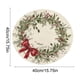 thumbnail image 3 of Diatomite Christmas Placemats Absorbent Washable Table Mats for Holiday Dining Party Dinner Table Setting Non-Slip Reusable Rubber Western Placemats for Family Gatherings Festive Decor, 3 of 6