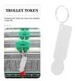 thumbnail image 3 of unbranded 2Ud Llaveros Para Carrito De Compras De Inoxidable Tokens Con Portátil Y, 3 of 6