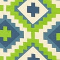 thumbnail image 4 of In-Sattva Home 100% Cotton Bohemian Print and Pattern Soft Feel Table Napkin Set; Ideal for Family, Get-together, Parties, Holidays; Set of 6; 18 X 18; Grn, 4 of 4