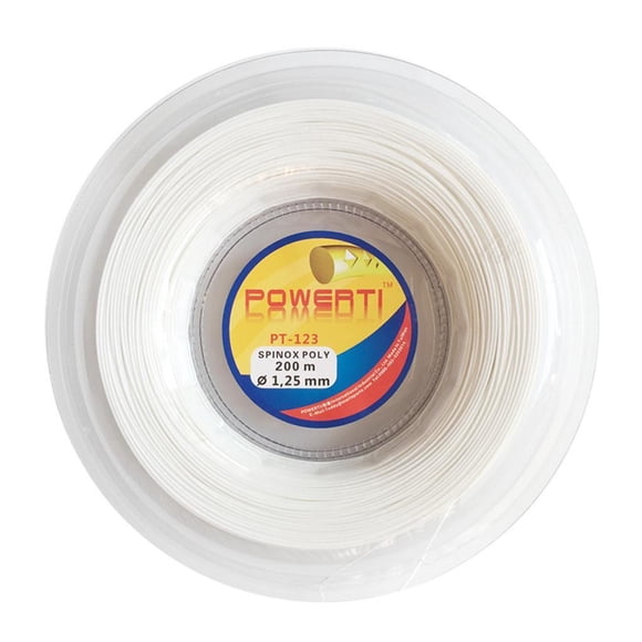Soidarity 12m Tennis Racket Racquet String High Textured Line Elastic Thread Tenis Blanco