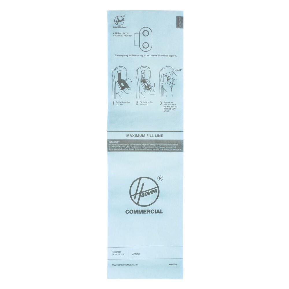 Hoover AH10159 Standard Filtration Vacuum Paper Bags For CH95519 - 10 PACK