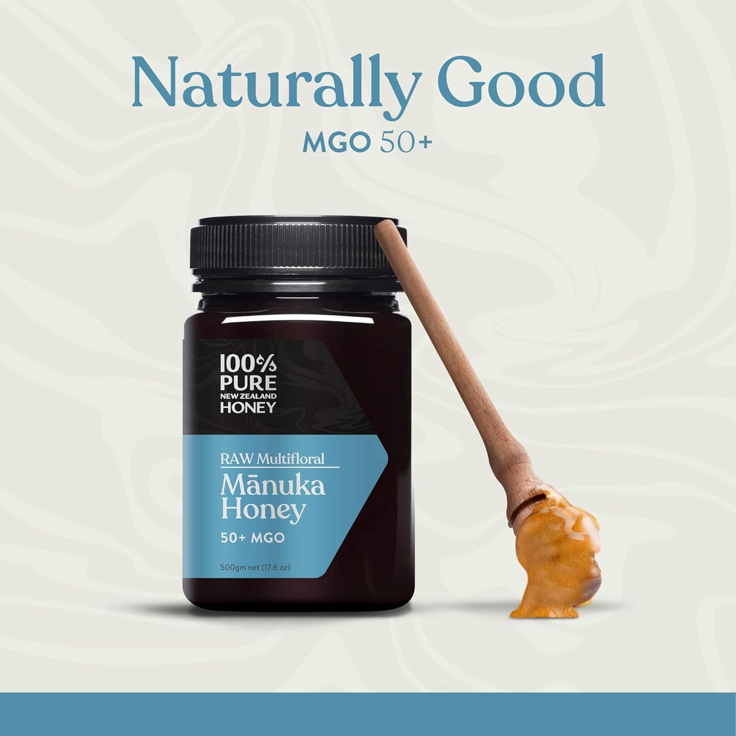 Manuka Honey New Zealand - MGO 50+ Multifloral Mānuka Honey, 100
