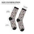 thumbnail image 3 of Vsdgher Halloween Gnome Unisex Crew Socks Lightweight Breathable Ventilation Ankle Socks, Mid-calf socks for Daily, 3 of 7
