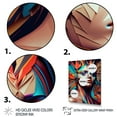 thumbnail image 3 of Designart Cubic Woman Portrait II Canvas Wall Art, 3 of 5