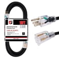 thumbnail image 1 of Cable de extensión EP de 10 pies iluminado para exteriores 10/3 SJTW 15A 125V, 1 of 7