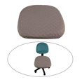 thumbnail image 4 of Estiramiento Jacquard Silla de Oficina Cojín Del Asiento Protector de La Cubierta Lavado a Máquina Extraíble para Trabajadores de Oficina Antideslizan Marrón Sunnimix Funda de asiento elástica, 4 of 8